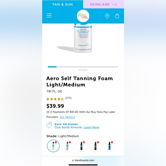 5x Bondi Sands 225ml Aero Self Tanning Foam Light/Medium Coconut Scent Tan - Picture 2 of 3